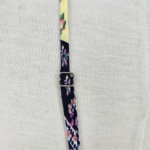 BCBGeneration Tiered Maxi Dress Floral Patchwork Sleeveless Keyhole Neck 6 - Picture 6 of 11